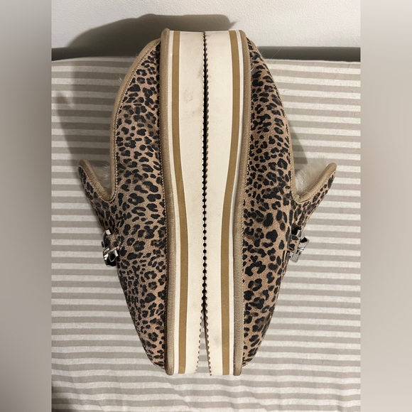 DOLCE VITA Haiden Womens Leopard Suede Slippers - Picture 9 of 14